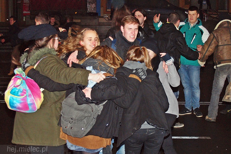 Radosne powitanie Nowego 2014 Roku na Placu Armii Krajowej