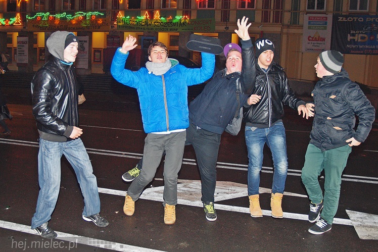 Radosne powitanie Nowego 2014 Roku na Placu Armii Krajowej