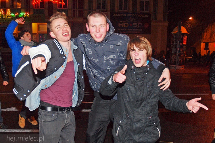 Radosne powitanie Nowego 2014 Roku na Placu Armii Krajowej