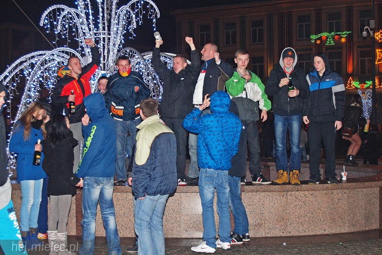 Radosne powitanie Nowego 2014 Roku na Placu Armii Krajowej