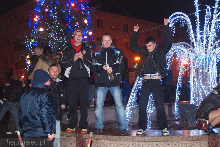 Radosne powitanie Nowego 2014 Roku na Placu Armii Krajowej