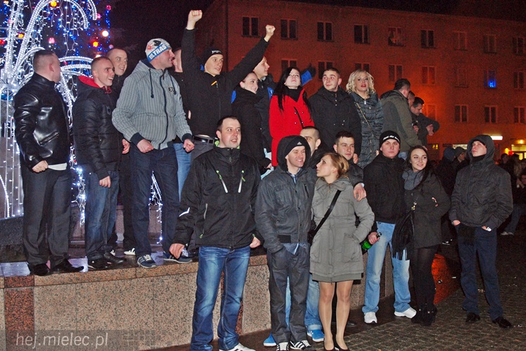 Radosne powitanie Nowego 2014 Roku na Placu Armii Krajowej
