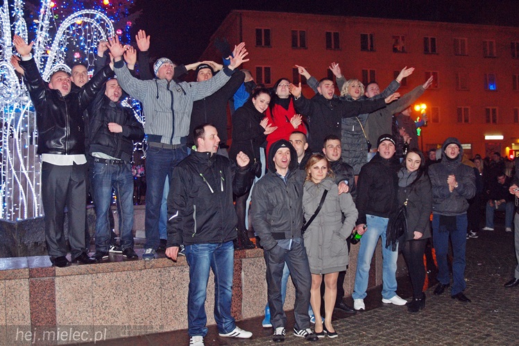 Radosne powitanie Nowego 2014 Roku na Placu Armii Krajowej