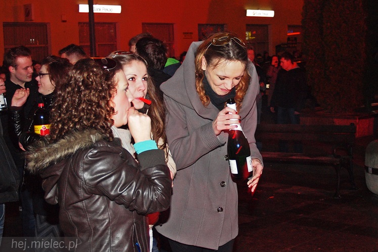 Radosne powitanie Nowego 2014 Roku na Placu Armii Krajowej