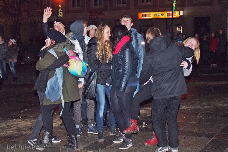 Radosne powitanie Nowego 2014 Roku na Placu Armii Krajowej