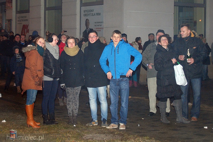 Radosne powitanie Nowego 2014 Roku na Placu Armii Krajowej