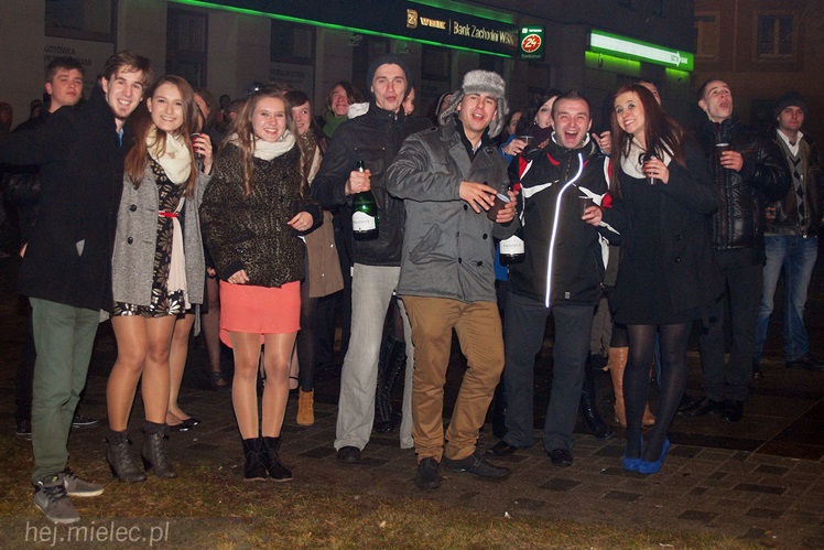 Radosne powitanie Nowego 2014 Roku na Placu Armii Krajowej