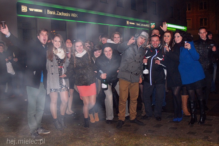 Radosne powitanie Nowego 2014 Roku na Placu Armii Krajowej