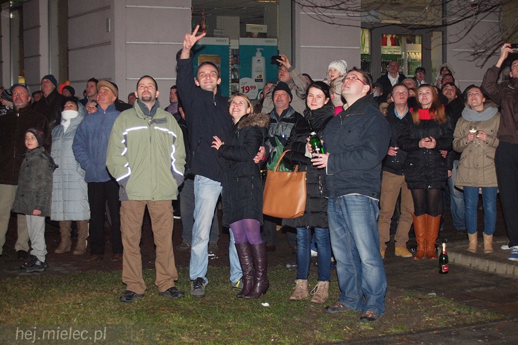Radosne powitanie Nowego 2014 Roku na Placu Armii Krajowej