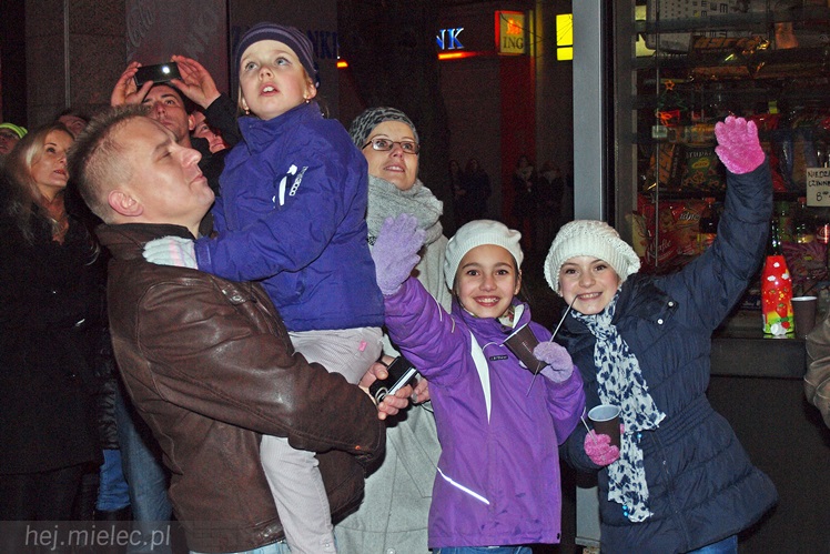 Radosne powitanie Nowego 2014 Roku na Placu Armii Krajowej