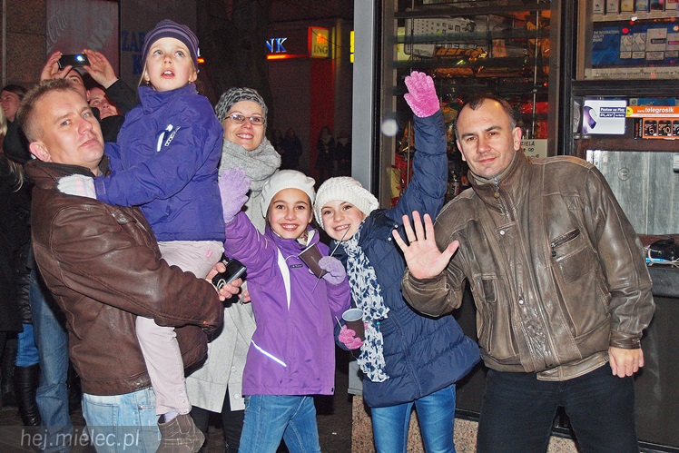 Radosne powitanie Nowego 2014 Roku na Placu Armii Krajowej