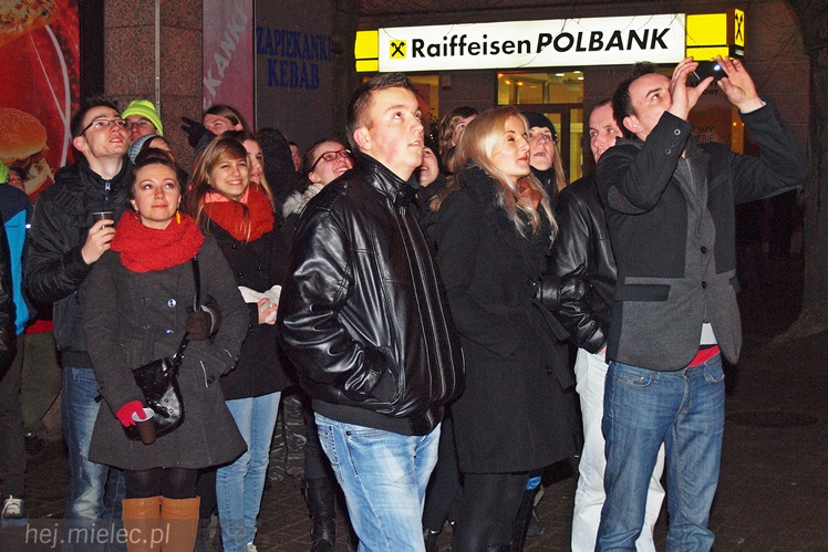 Radosne powitanie Nowego 2014 Roku na Placu Armii Krajowej