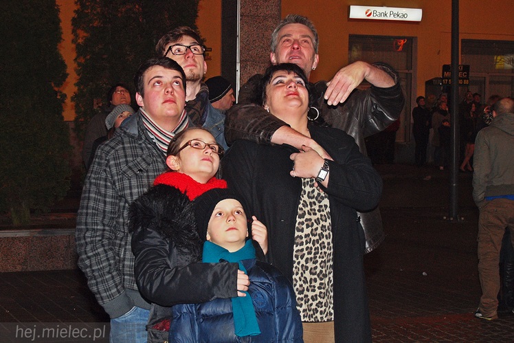 Radosne powitanie Nowego 2014 Roku na Placu Armii Krajowej