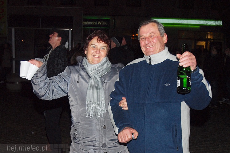 Radosne powitanie Nowego 2014 Roku na Placu Armii Krajowej