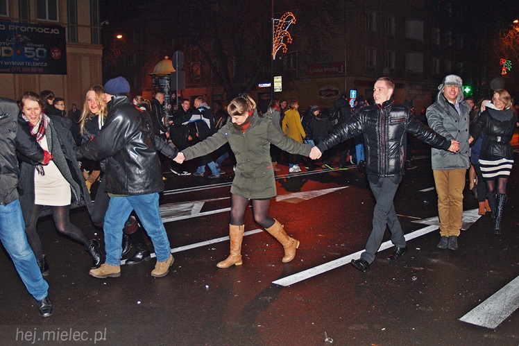 Radosne powitanie Nowego 2014 Roku na Placu Armii Krajowej