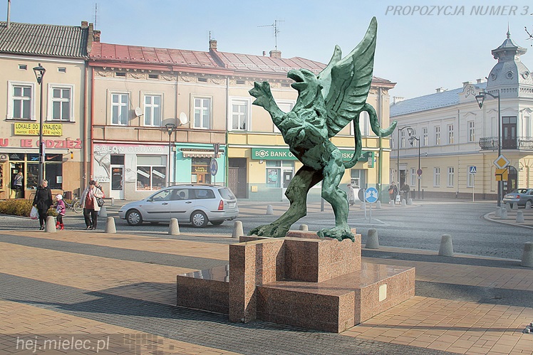 Wskażmy jak będzie wyglądał GRYF na mieleckim Rynku!