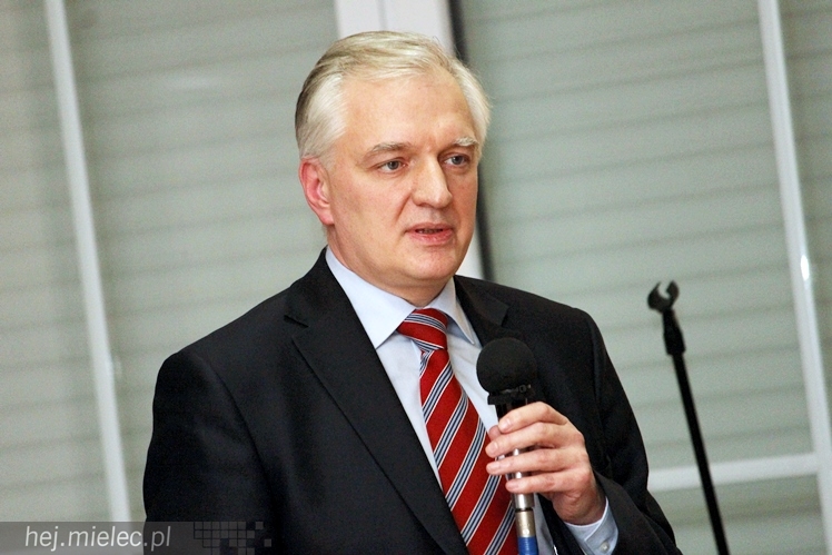 Gowin w Mielcu opowiadał o lepszej Polsce. Przyszło około 200 osób