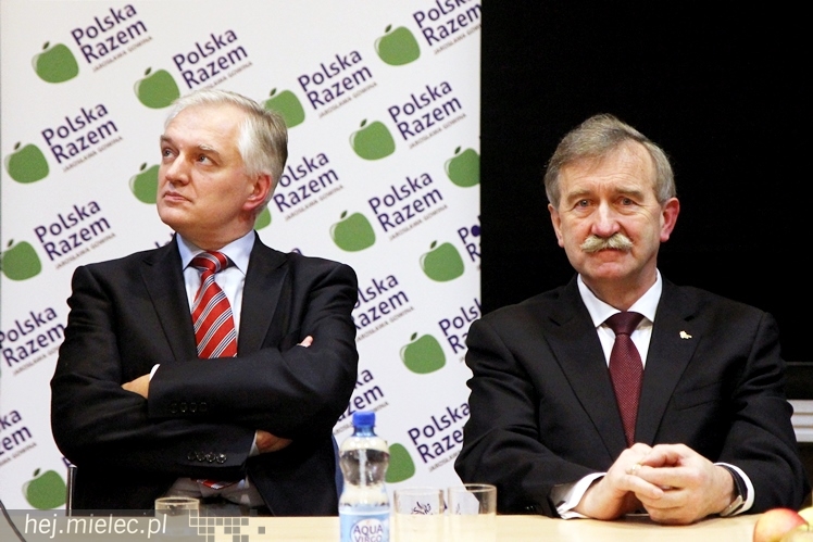 Gowin w Mielcu opowiadał o lepszej Polsce. Przyszło około 200 osób