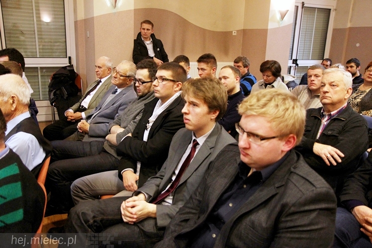 Gowin w Mielcu opowiadał o lepszej Polsce. Przyszło około 200 osób