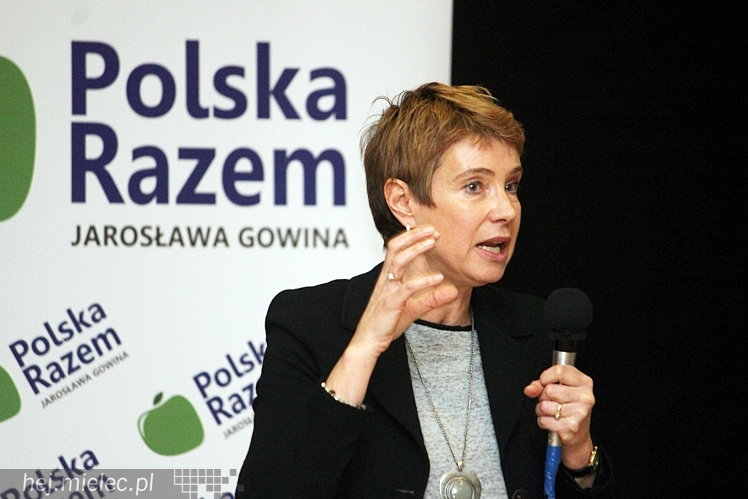 Gowin w Mielcu opowiadał o lepszej Polsce. Przyszło około 200 osób