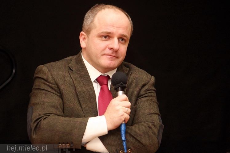 Gowin w Mielcu opowiadał o lepszej Polsce. Przyszło około 200 osób