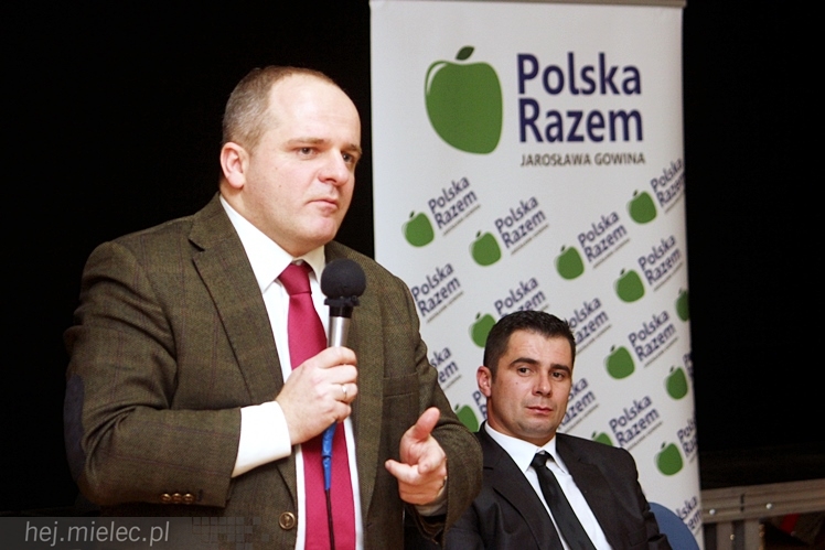 Gowin w Mielcu opowiadał o lepszej Polsce. Przyszło około 200 osób