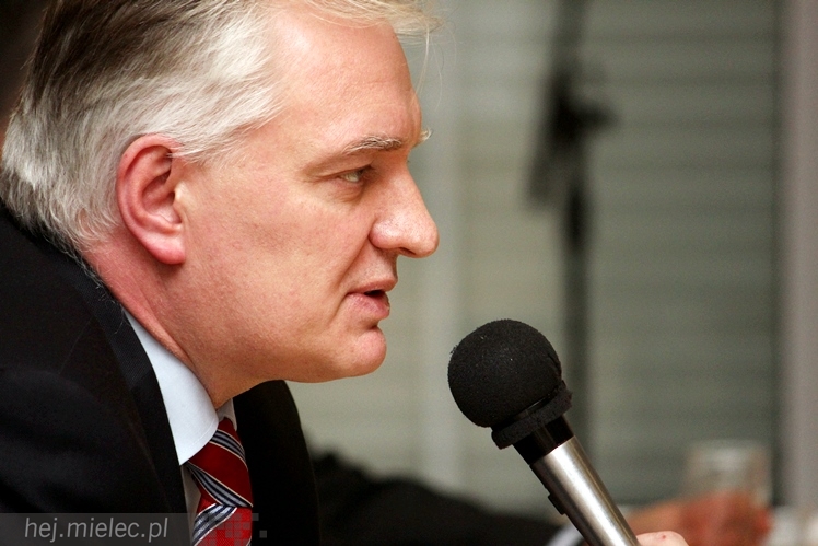 Gowin w Mielcu opowiadał o lepszej Polsce. Przyszło około 200 osób