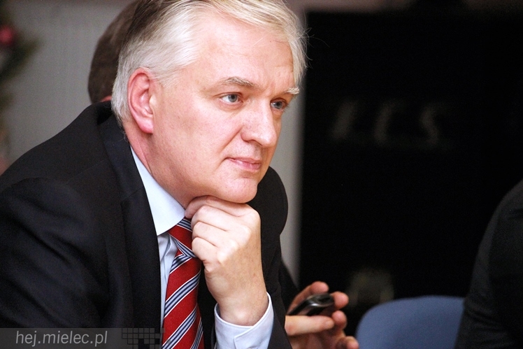 Gowin w Mielcu opowiadał o lepszej Polsce. Przyszło około 200 osób