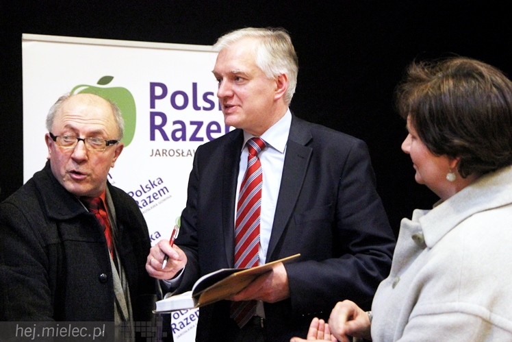 Gowin w Mielcu opowiadał o lepszej Polsce. Przyszło około 200 osób