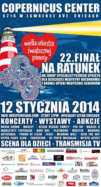 WOŚP znów gra w Chicago! Akcję przygotowuje mielczanka!