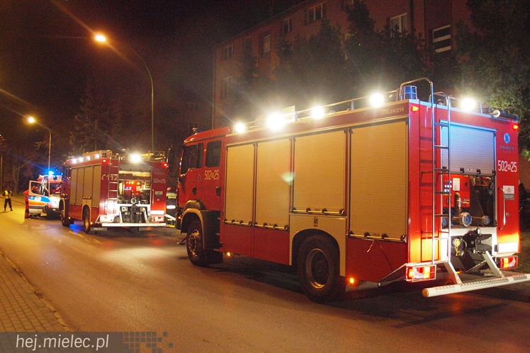 Na Kochanowskiego spaliła się piwnica w bloku mieszkalnym