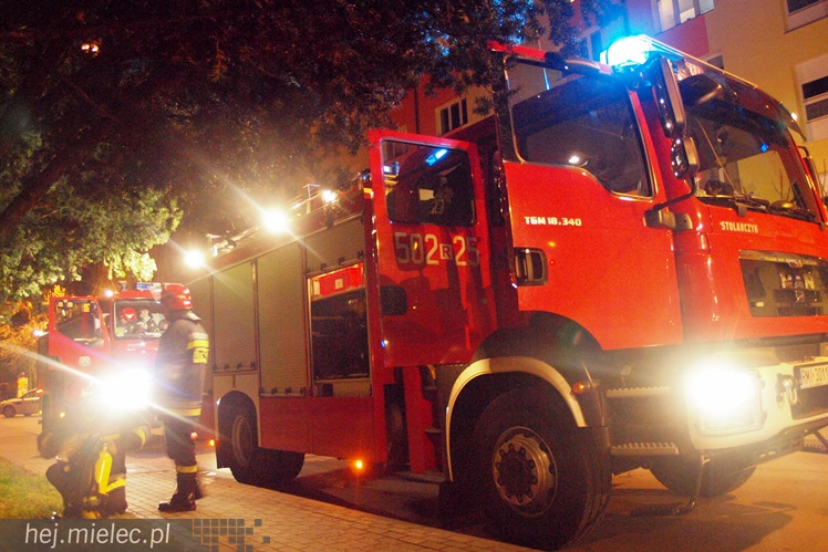 Na Kochanowskiego spaliła się piwnica w bloku mieszkalnym