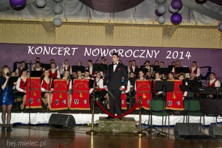 Pracowity początek roku 2014 Orkiestry Dętej z Dobrynina