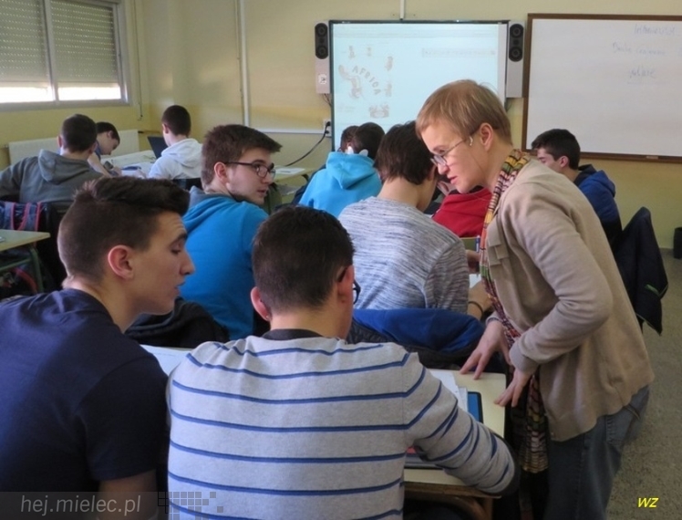 Uczniowie ZSB w krainie Don Kichote