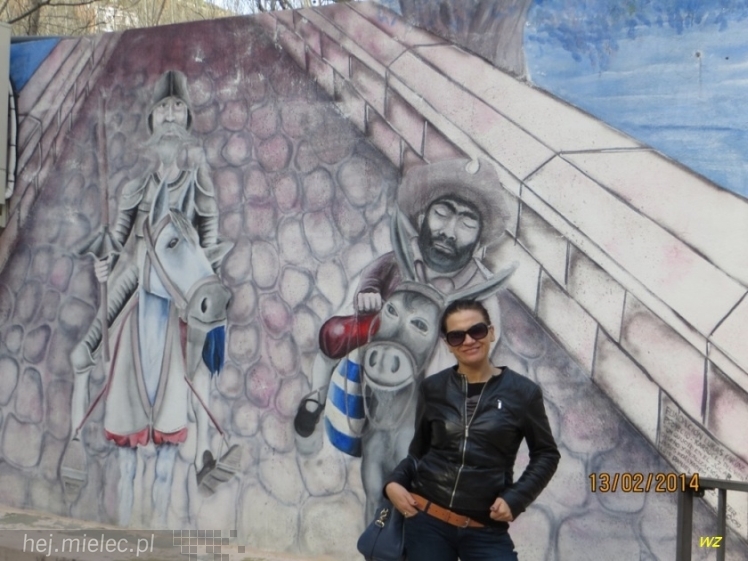 Uczniowie ZSB w krainie Don Kichote