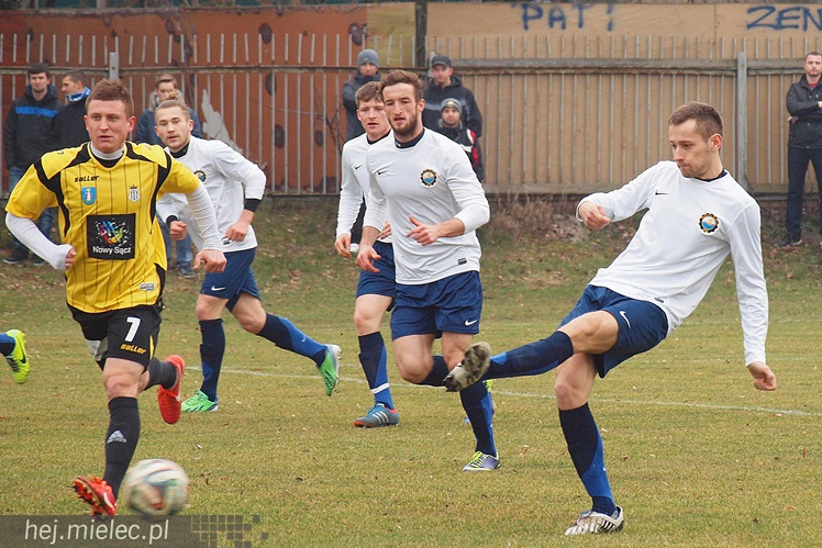 Porażka z Sandecją Nowy Sącz w meczu sparingowym