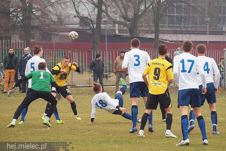 Porażka z Sandecją Nowy Sącz w meczu sparingowym