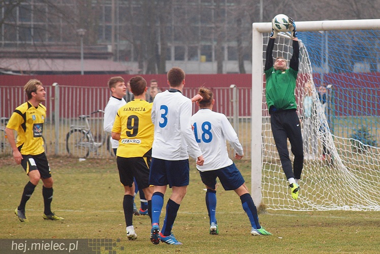 Porażka z Sandecją Nowy Sącz w meczu sparingowym