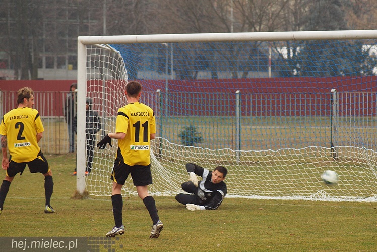 Porażka z Sandecją Nowy Sącz w meczu sparingowym