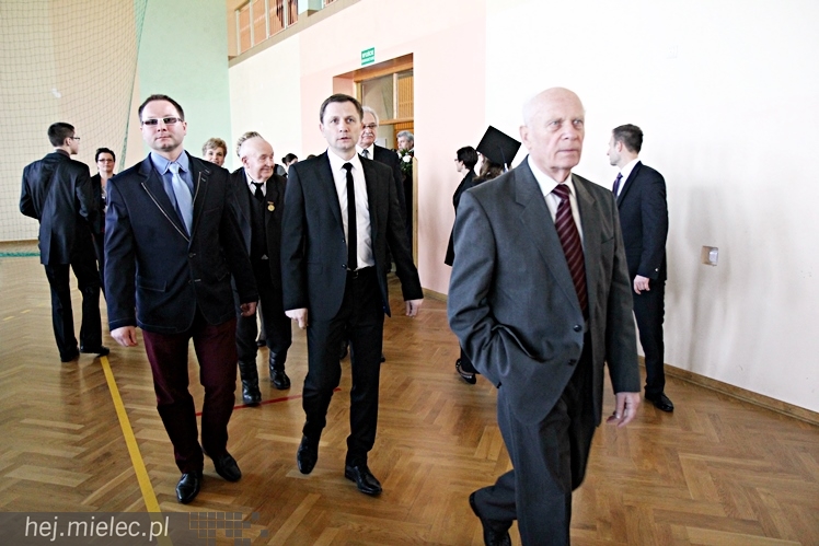 Uroczystość nadania imienia Leszka Deptuły Gimnazjum w Wadowicach Górnych