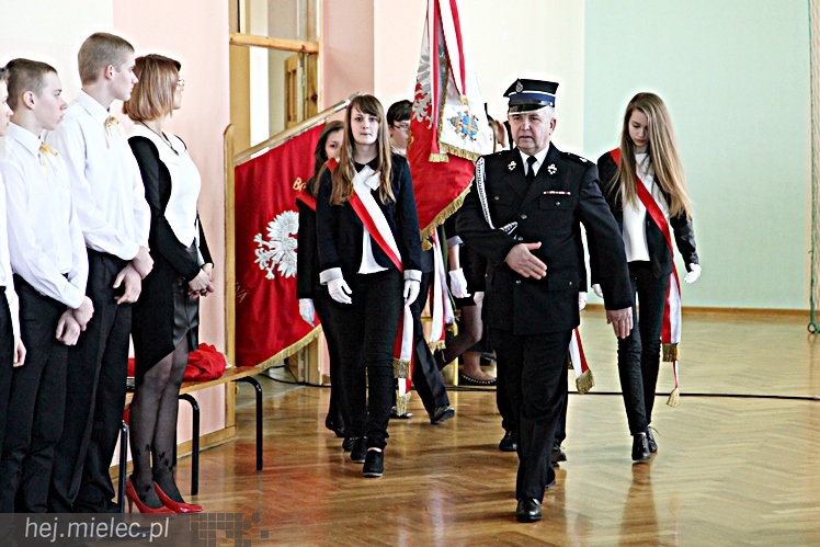 Uroczystość nadania imienia Leszka Deptuły Gimnazjum w Wadowicach Górnych