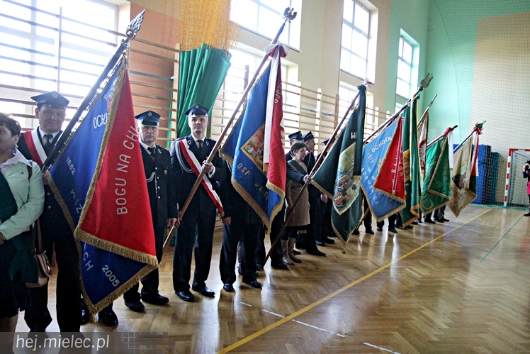 Uroczystość nadania imienia Leszka Deptuły Gimnazjum w Wadowicach Górnych