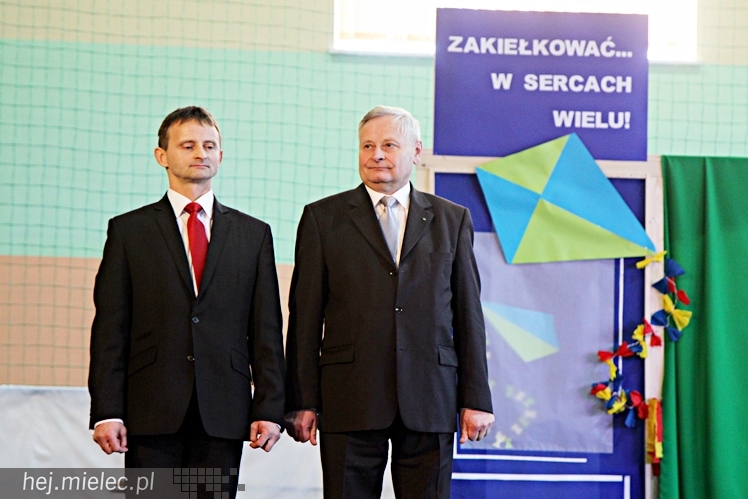 Uroczystość nadania imienia Leszka Deptuły Gimnazjum w Wadowicach Górnych