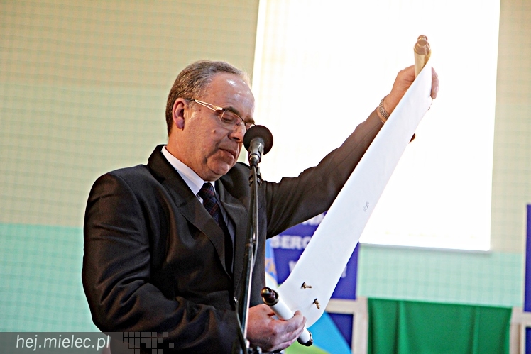 Uroczystość nadania imienia Leszka Deptuły Gimnazjum w Wadowicach Górnych