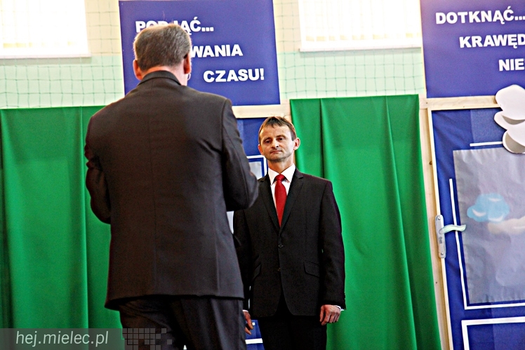 Uroczystość nadania imienia Leszka Deptuły Gimnazjum w Wadowicach Górnych