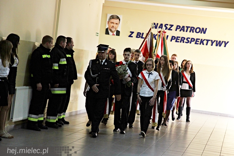 Uroczystość nadania imienia Leszka Deptuły Gimnazjum w Wadowicach Górnych