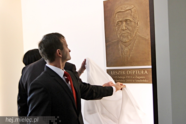 Uroczystość nadania imienia Leszka Deptuły Gimnazjum w Wadowicach Górnych