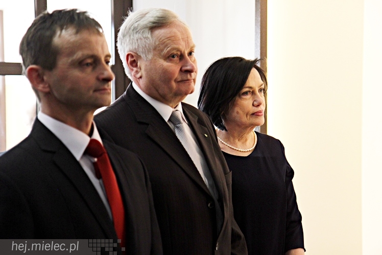Uroczystość nadania imienia Leszka Deptuły Gimnazjum w Wadowicach Górnych