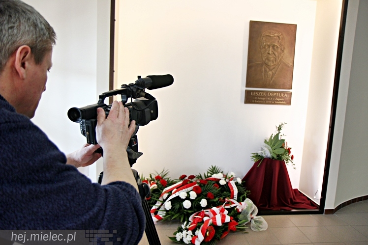 Uroczystość nadania imienia Leszka Deptuły Gimnazjum w Wadowicach Górnych