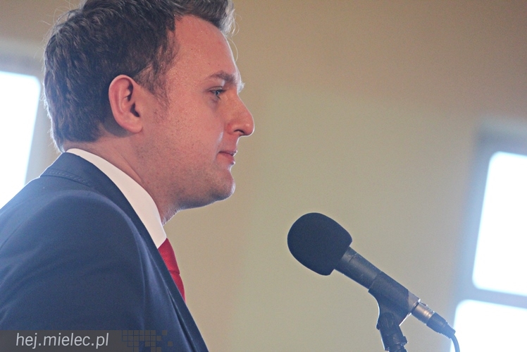 Uroczystość nadania imienia Leszka Deptuły Gimnazjum w Wadowicach Górnych